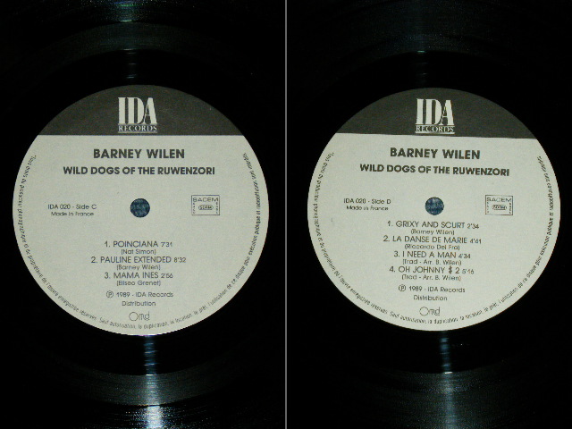 画像: BARNEY WILEN - WILD DOGS OF THE RUWENZORI (Ex+++/MINT-)  / 1989 FRANCE FRENCH ORIGINAL  Used 2-LP's 