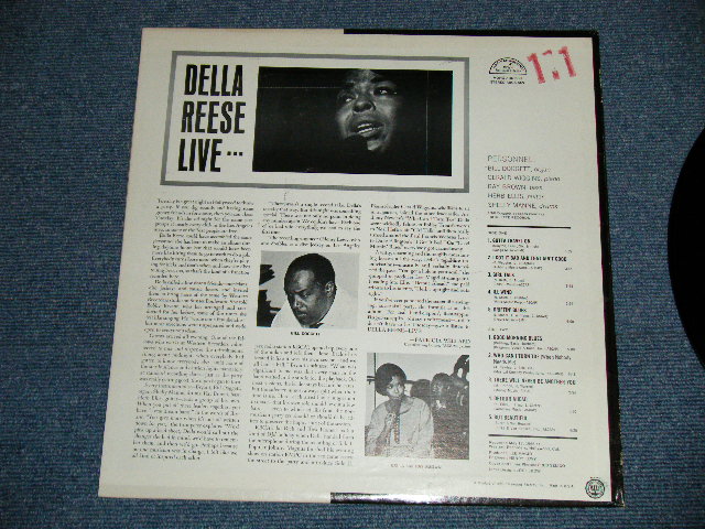 画像: DELLA REESE -  LIVE  ( Ex++/Ex+++)   / 1966 US AMERICA ORIGINAL STEREO Used LP 