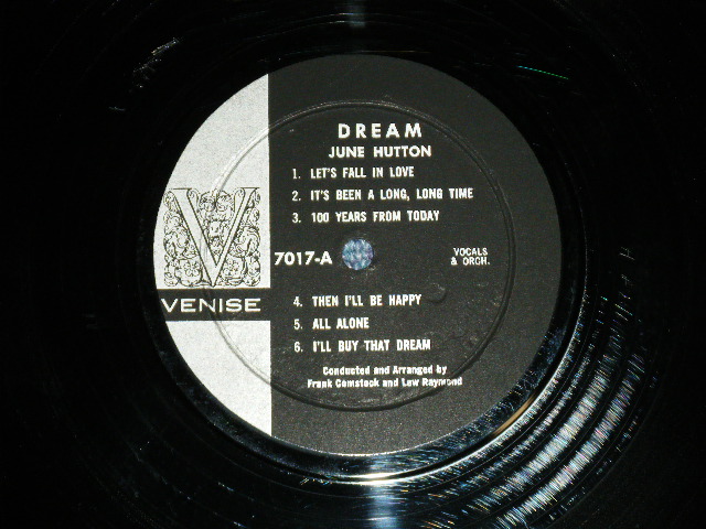 画像: JUNE HUTTON - DREAM(ExEx+++/MINT- ) /1960s? US ORIGINAL NOMO LP  