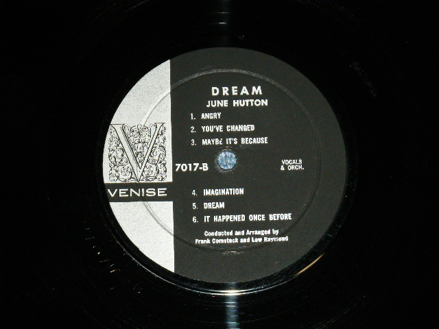 画像: JUNE HUTTON - DREAM(ExEx+++/MINT- ) /1960s? US ORIGINAL NOMO LP  