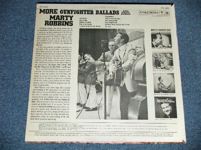 画像: MARTY ROBBINS - MORE GUNFIGHTER BALLADS (  Ex++/Ex++ ) / 1963 US AMERICA ORIGINAL  2 Eyes GUARANTEED HIGH FIDELITY on Bottom Label" MONO Used LP 