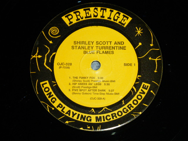 画像: SHIRLEY SCOTT and STANLEY TURRENTINE -  BLUE FLAMES  ( Ex+++/MINT ）　/ 1988 US AMERICA Reissue Used LP 