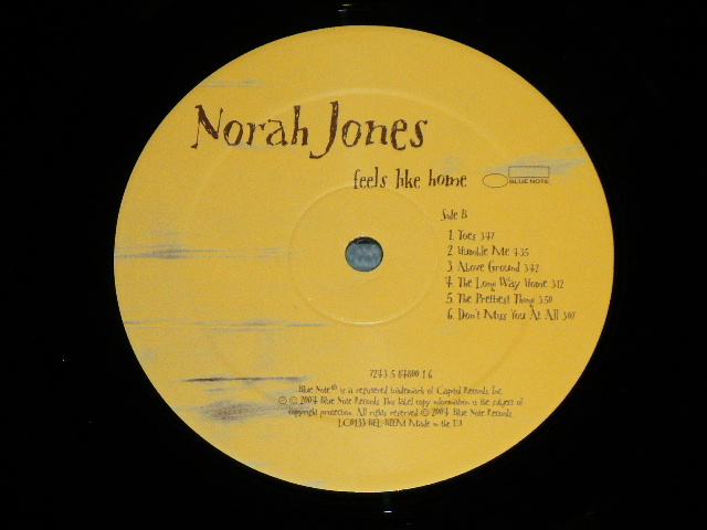 画像: NORAH JONES - FEELS LIKE HOME (Ex+++/Ex+++ ) / 2004 EUROPE ORIGINAL  Used  LP