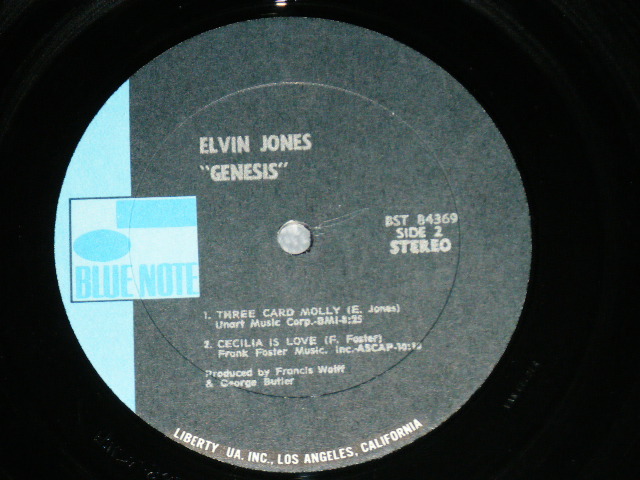 画像: ELVIN JONES - GENESIS ( Ex++/Ex+++ ) / 1971 US AMERICA ORIGINAL "PROMO" 1st Press Used LP  