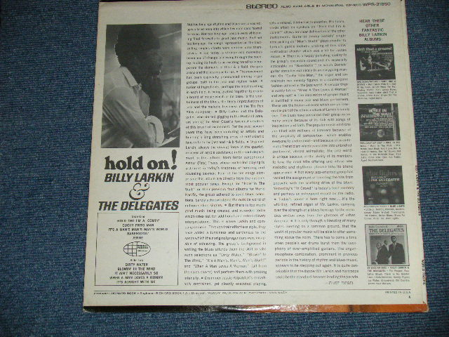 画像: BILLY LARKIN & THE DELEGATES - HOLD ON  ( Ex++/Ex++ EDSP )  / 1967 US AMERICA ORIGINAL STEREO Used LP 