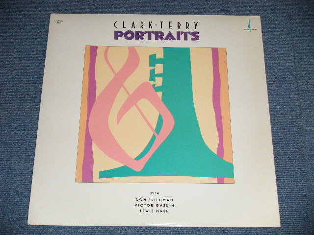 画像: CLARK TERRY - PORTRAITS ( MINT-/MINT- )  / 1989 US AMERICA "Limited 180 gram Heavy Weight"  Used  LP 