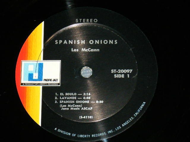 画像: LES McCANN - SPANISH ONIONS  ( MINT-/Ex+++ Looks: MINT-) / 1966 US AMERICA ORIGINAL STEREO Used LP 