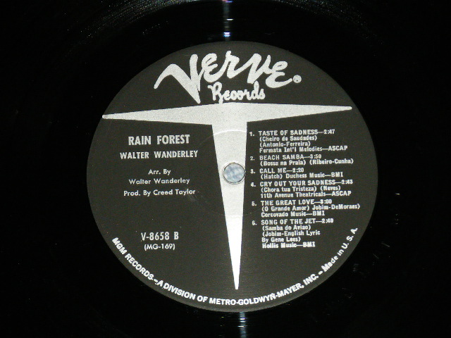 画像: WALTER WANDERLEY - RAIN FOREST( MINT-/MINT- BB )  / 1966 US AMERICA ORIGINAL MONO Used LP