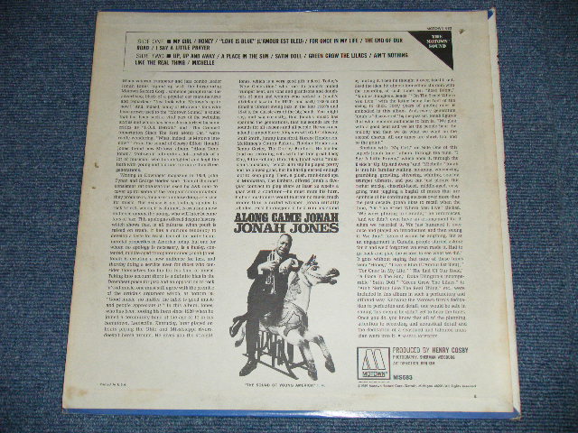 画像: JONAH JONES - ALONG CAME JONAH  ( Ex+/Ex+++ : BB ) /  1969 US AMERICA ORIGINAL Used  LP  