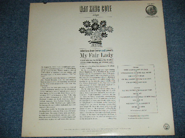 画像: NAT KING COLE  - MY FAIR LADY  ( Ex+/Ex++ Looks:Ex+++) / 1964 US AMERICA ORIGINAL 1st Press "BLACK with RAINBOW Band with CAPITOL Logo on TOP Label"  STEREO  Used LP