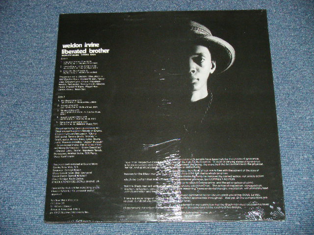 画像: WELDON IRVINE - LIBERATED BROTHER  ( SEALED ) / US AMERICA REISSUE "BRAND NEW SEALED"  LP  