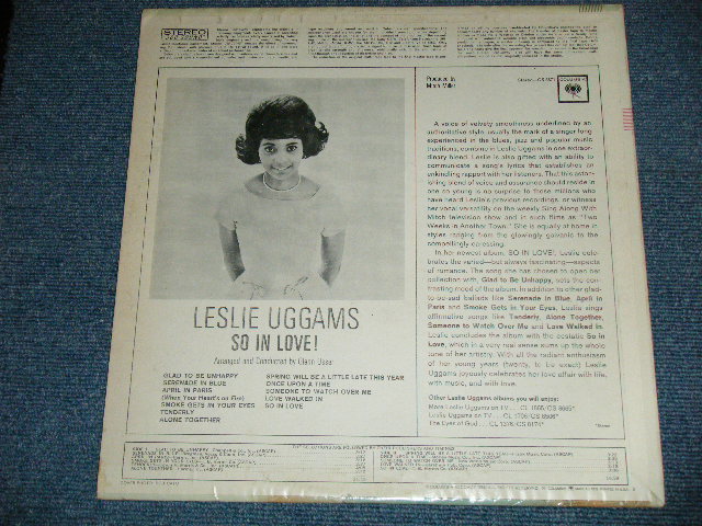 画像: LESLIE UGGAMS - SO IN LOVE! ( Ex++/Ex+++ )  / 1963 US AMERICA ORIGINAL "360 SOUND Label" STEREO  Used LP