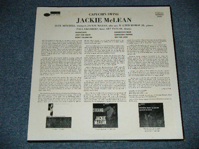 画像: JACKIE McLEAN - CAPUCHIN SWING ( Ex+++/MINT-) / 1973-76 Version US AMERICA REISSUE "Dark Blue with STYLIZED Black "b" Logo on Label" Used LP 