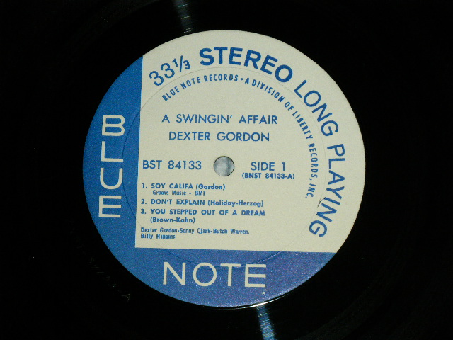 画像: DEXTER GORDON - A SWINGIN' AFFAIR  ( Ex++/MINT- ;EDSP) / 1967 Version US AMERICA  2nd Press "A DIVISION of LIBERTY RECORDS Label" Used LP 