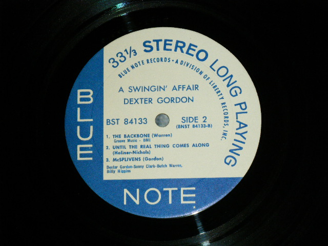 画像: DEXTER GORDON - A SWINGIN' AFFAIR  ( Ex++/MINT- ;EDSP) / 1967 Version US AMERICA  2nd Press "A DIVISION of LIBERTY RECORDS Label" Used LP 