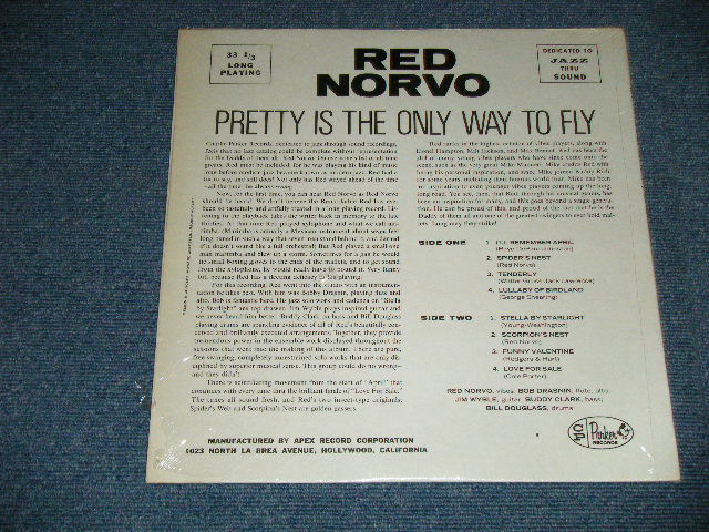 画像: RED NORVO - PRETTY IS THE ONLY WAY TO FLY  ( MINT-/Ex+++ Looks:Ex- ) / 1962   US AMERICA  ORIGINAL MONO  Used LP 