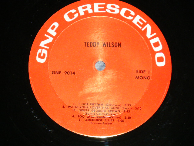 画像: TEDDY WILSON - TEDDY WILSON..(Ex+++/MINT) / 1972 US AMERICA ORIGINAL  Used   LP  