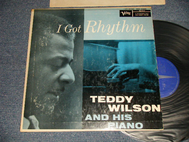 画像1: TEDDY WILSON - I GOT RHYTHM (Ex/Ex++ A-1,2:Ex TapeSeam) / 1957 US AMERICA ORIGINAL "BLUE with VERVE RECORDS at Bottom Label" MONO Used LP