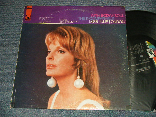 JULIE LONDON - WITH BODY and SOUL (Ex++/Ex+++ STOBC) / 1967 US