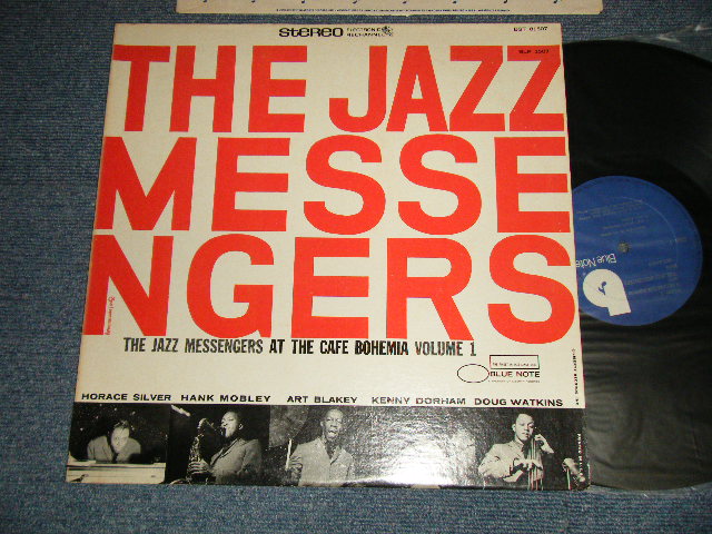 画像1: ART BLAKEY's  JAZZ MESSENGERS - AT THE CAFE BOHEMIA VOLUME 1 (Ex++/MINT-)  / 1977-78Version US AMERICA REISSUE  "Dark Blue With WHITE STYLIZED WHITE "b" Label"  Used LP