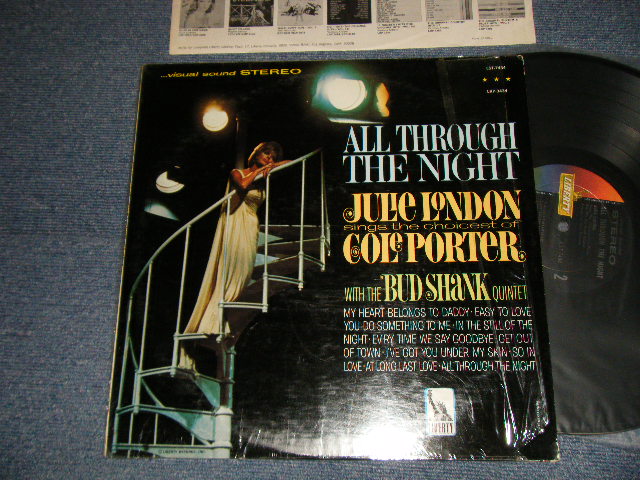 画像1: JULIE LONDON - ALL THROUGH THE NIGHT (Ex+++/MINT-) / 1965 US ORIGINAL "1st PRESS LOGO on LEFT SIDE Label" STEREO Used  LP 