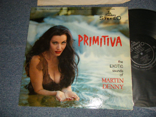 画像1: MARTIN DENNY - PRIMITIVA ; The Exotic Sounds Of Martin Denny (Ex+++/Ex++ Looks:Ex+++) / 1958 US AMERICA ORIGINAL 1st Press Label "BLACK with SILVER PRINT" STEREO Used LP