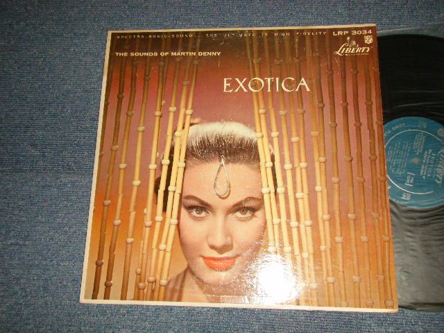 画像1: MARTIN DENNY - EXOTICA (Ex+/Ex+++ EDSP, STOL) / 1957 US AMERICA ORIGINAL 1st Press "TURQUOISE Label" MONO Used LP