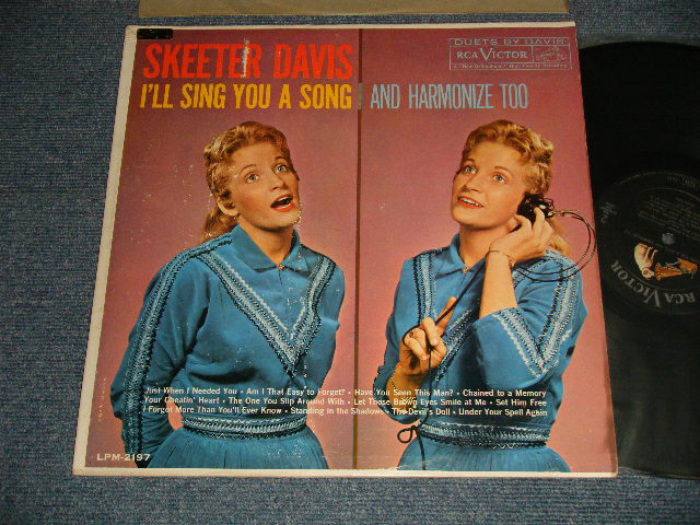 画像1: SKEETER DAVIS - I'LL DING YOU A SONG AND HARMONIZE YOU (Ex+/Ex++ Looks:MINT- EDSP, STOFC, SWOBC) / 1960 US AMERICA ORIGINAL MONO Used LP