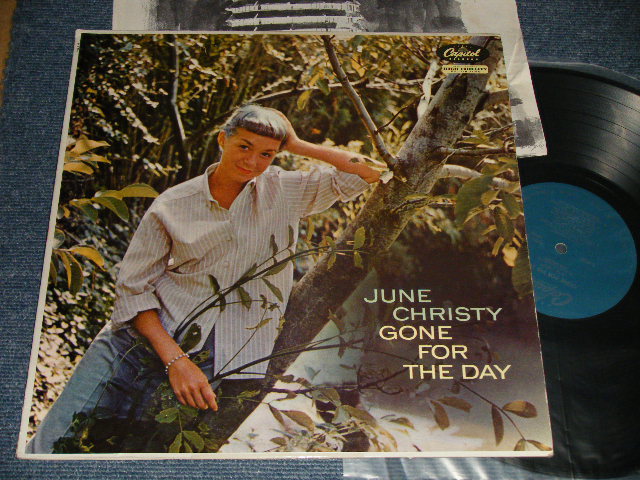 画像1: JUNE CHRISTY - GONE FOR THE DAY (Ex++/Ex+++ TAPE SEAM) / 1957 US AMERICA ORIGINAL 1st Press "TURQUOISE Label" MONO Used LP