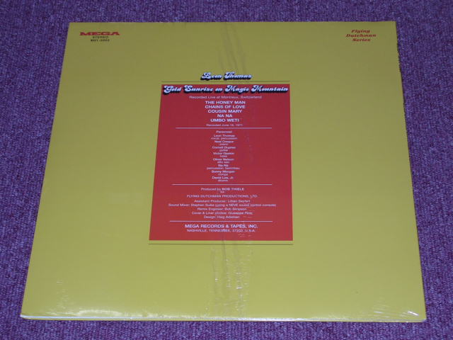 画像: LEON THOMAS - GOLD SUNRISE ON MAGIC MOUNTAIN / US REISSUE SEALED LP 