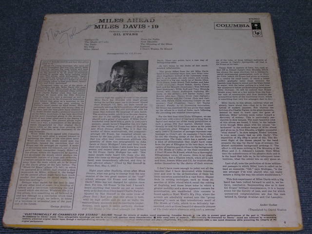 画像: MILES DAVIS - MILES AHEAD / 1962 US ORIGINAL 6 EYES LAVEL STEREO LP  