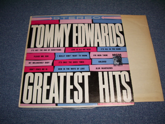 画像1: TOMMY EDWARDS - GREATEST HITS / 1961 US ORIGINAL STEREO  LP  