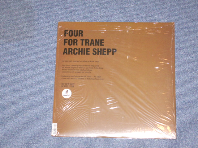 画像: ARCHIE SHEPP - FOUR FOR TRANE ( 180 Glam Heavy Weight ) /  US Reissue 180 Glam Heavy Weight Sealed LP