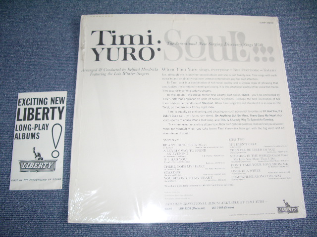 画像: TIMI YURO - SOUL / 1962 US ORIGINAL LP With SHRINK WRAP 