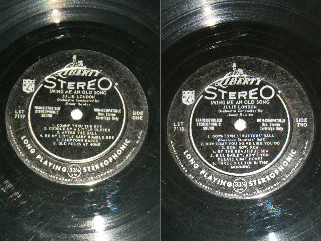 画像: JULIE LONDON - SWING ME AN OLD SONG / 1959 US ORIGINAL Black Label STEREO  LP