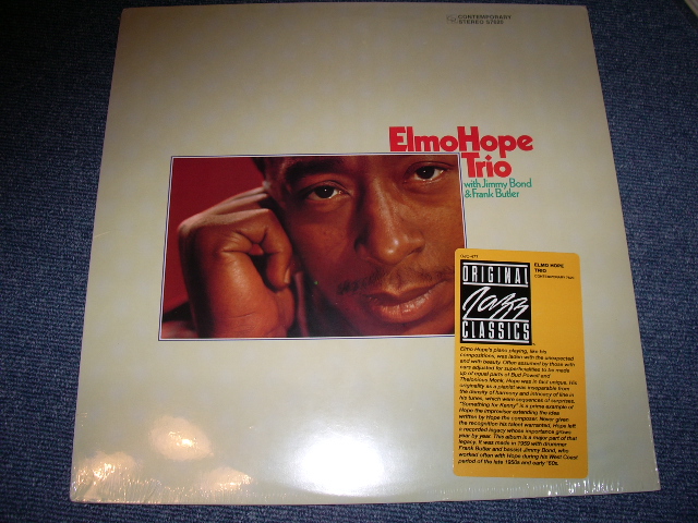 画像1: ELMO HOPE TRIO WITH JIMMY BOND & FRANK BUTLER - ELMO HOPE TRIO WITH JIMMY BOND & FRANK BUTLER (SEALED)  / 1990 US REISSUE "BRAND NEW SEALED" LP