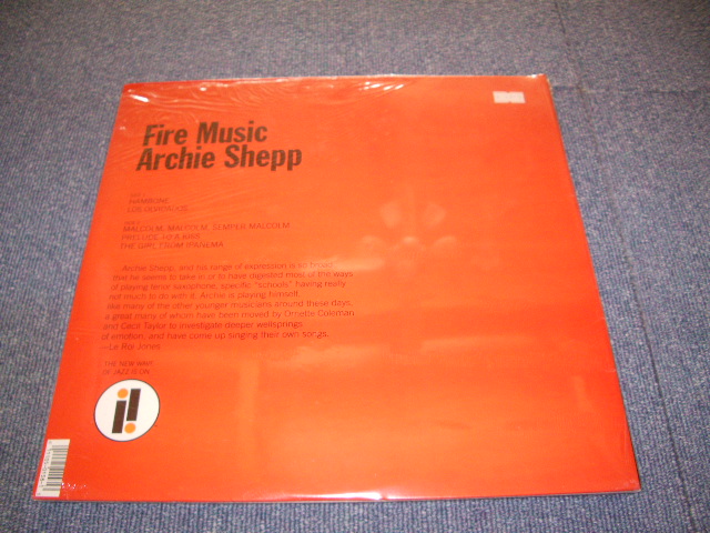 画像: ARCHIE SHEPP - FIRE MUSIC ( 180 Glam Heavy Weight ) /  US Reissue 180 Glam Heavy Weight Sealed LP