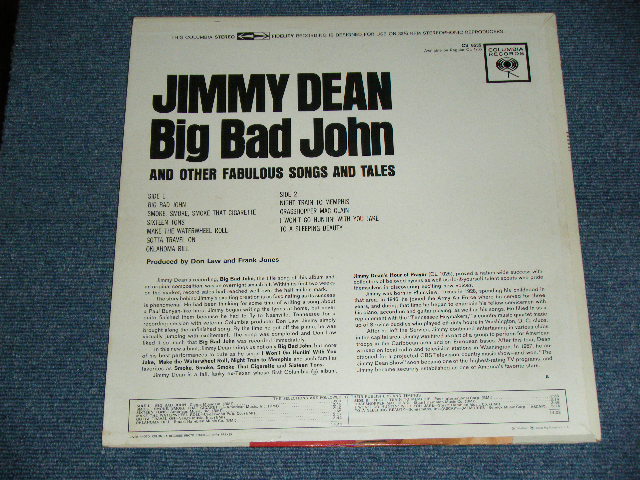 画像: JIMMY DEAN - BIG BAD JOHN  / 1966? US ORIGINAL 2nd PRESS" 360 SOUND " Label STEREO  Used LP  