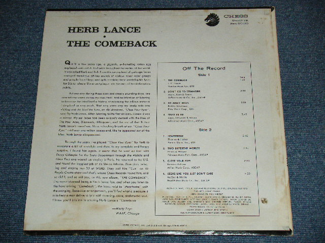 画像: HERB LANCE - THE COMEBACK / 1966 US ORIGINAL MONO LP 