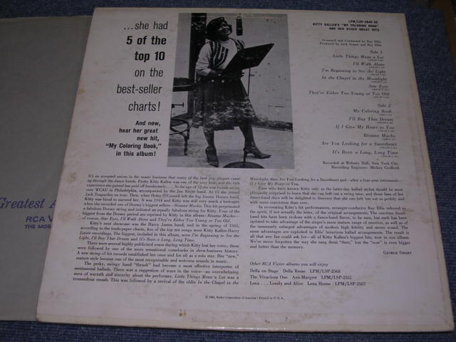 画像: KITTY KALLEN - MY COLORING BOOK ( Ex-/Ex+ ) / 1963 US ORIGINAL MONO LP  