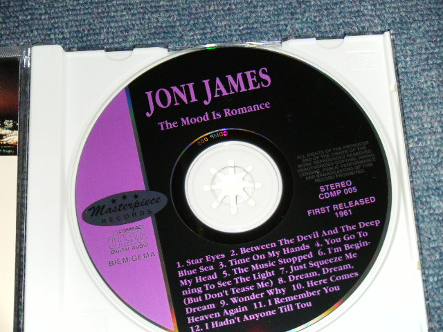 画像: JONI JAMES - THE MOOD IS ROMANCE  ( Original Album ) /1994 BRAND NEW CD