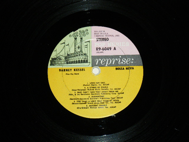 画像: BARNEY KESSEL Plus BIG BAND - BOSSA NOVA  / 1962 US ORIGINAL STEREO LP