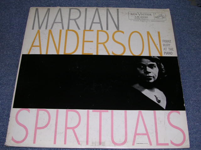 画像1: MARIAN ANDERSON - SPIRIUALS / 1950s US ORIGINAL MONO LP 