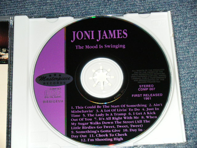 画像: JONI JAMES - SINGS MY FAVORITE THINGS ( Original Album ) /1994 BRAND NEW CD