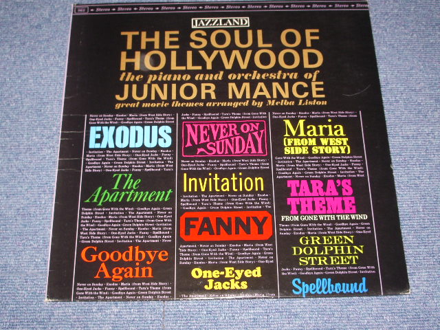 画像1: JUNIOR MANCE - THE SOUL OF HOLLYWOOD / 1961 US ORIGINAL Stereo LP  