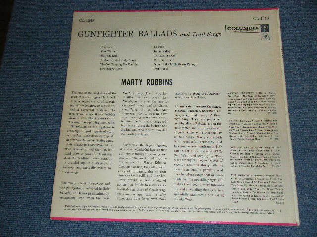 画像: MARTY ROBBINS - GUNFIGHTER BALLAD / 1959 US ORIGINAL  6 Eyes MONO  LP 