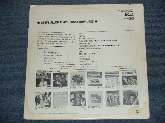 画像: STEVE ALLEN - PLAYS BOSSA NOVA JAZZ  / 1963 US ORIGINAL MONO LP