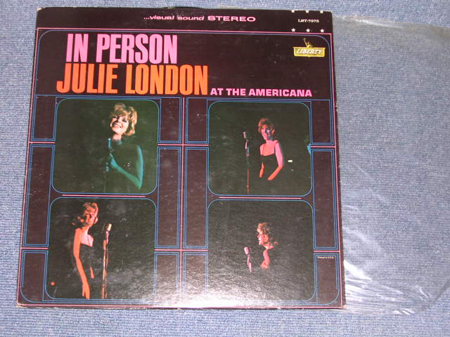 画像1: JULIE LONDON - IN PERSON AT THE AMERICANA ( Ex+,Ex/Ex+ ) / 1964 US ORIGINAL STEREO LP