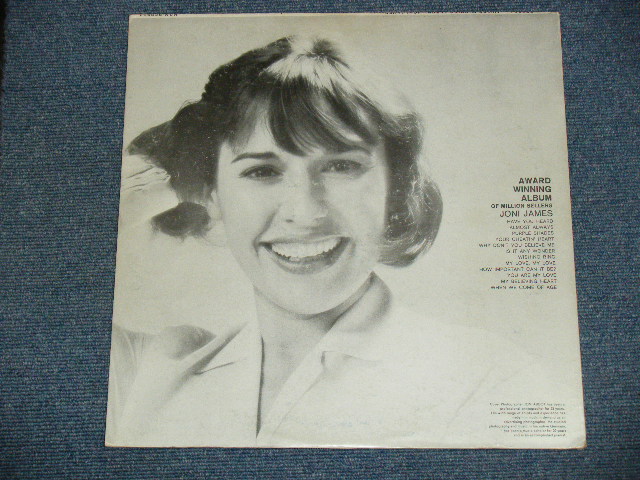 画像: JONI JAMES - AWARD WINNING ALBUM (Ex+,Ex++/Ex+++)/ 1960 US ORIGINAL BLACK Label  STEREO LP