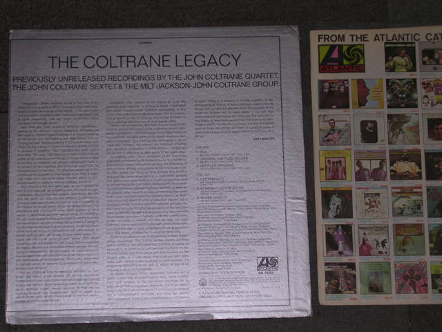 画像: JOHN COLTRANE - THE COLTRANE LEGACY / 1970 US ORIGINAL 1st Press Label '1841' Credit LP 